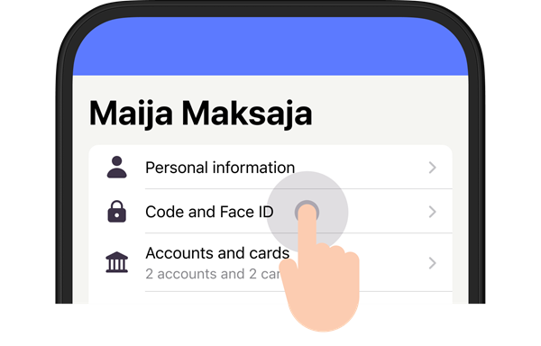 MobilePay biometry login