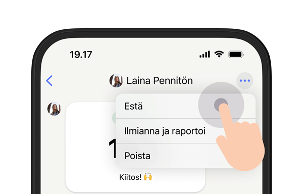 MobilePay blocking function Finnish