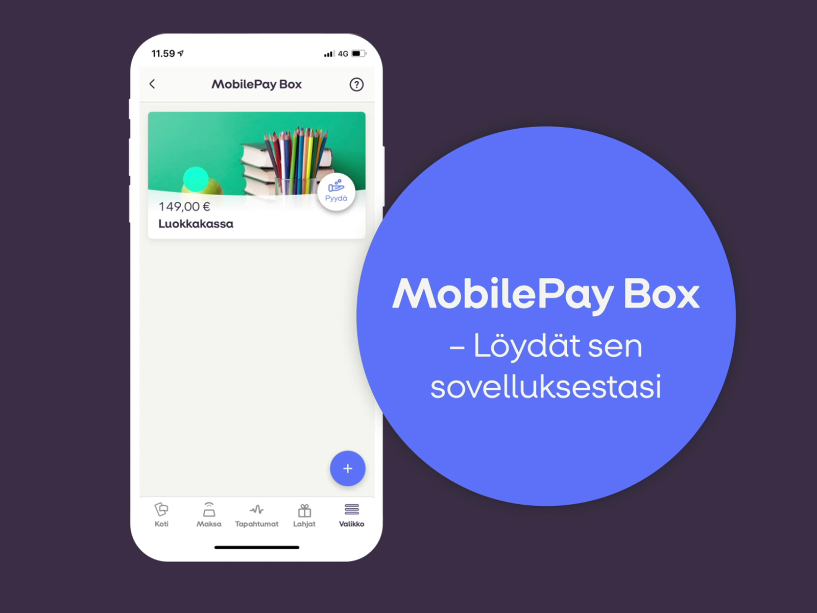 MobilePay Box - Löydät sen sovelluksestasi