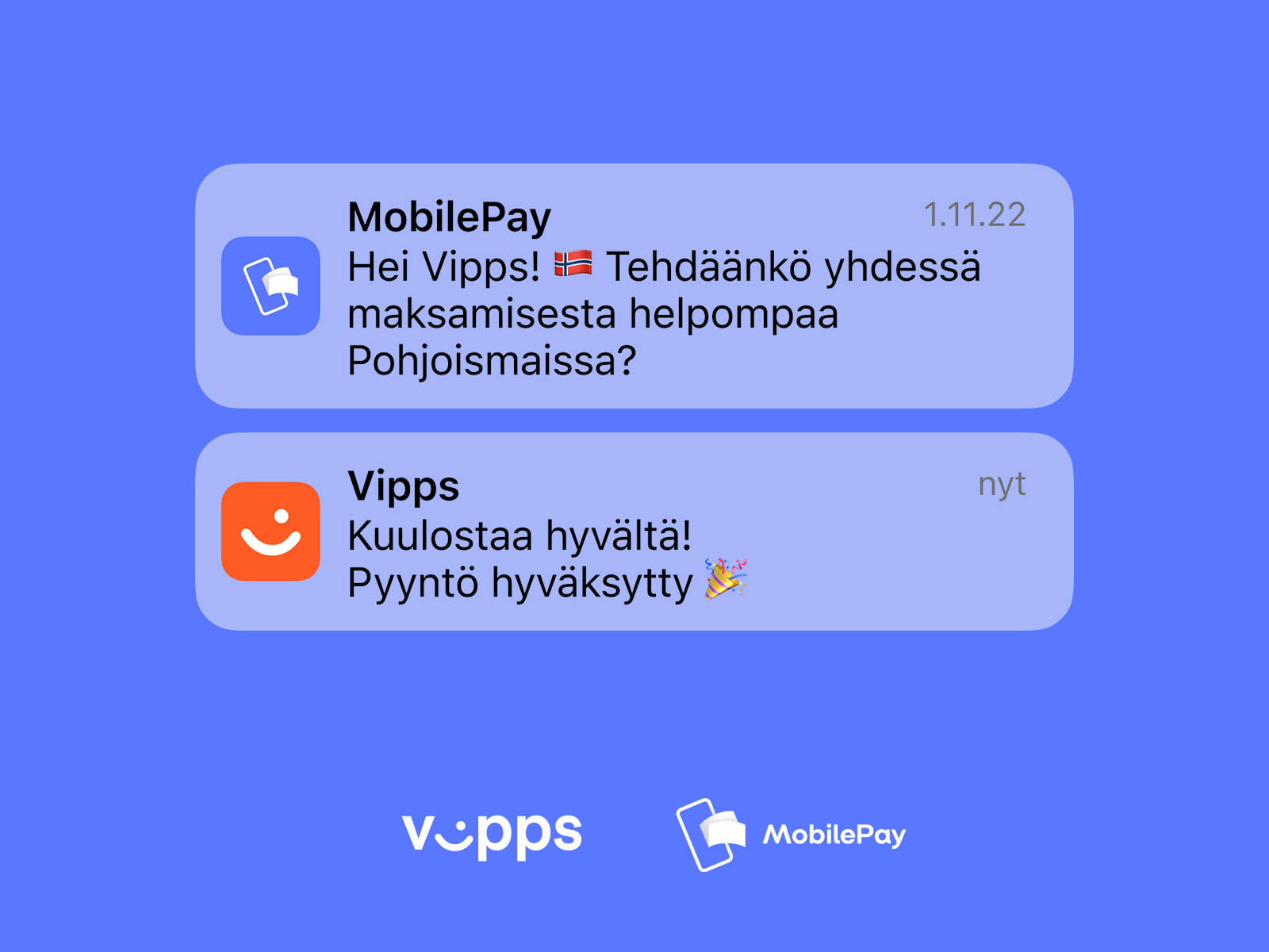 MobilePay ja Vipps yhdistyvät